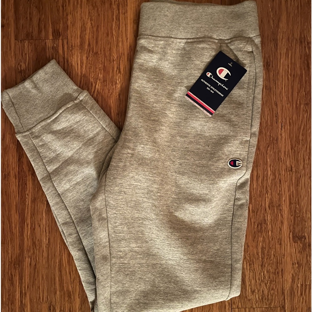 gray champion sweatpants
